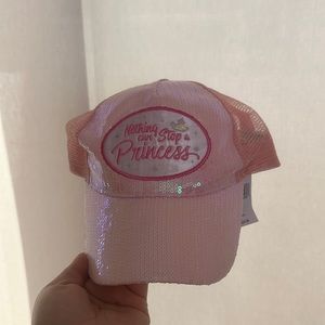 Kids Pink Sequin Disney Hat